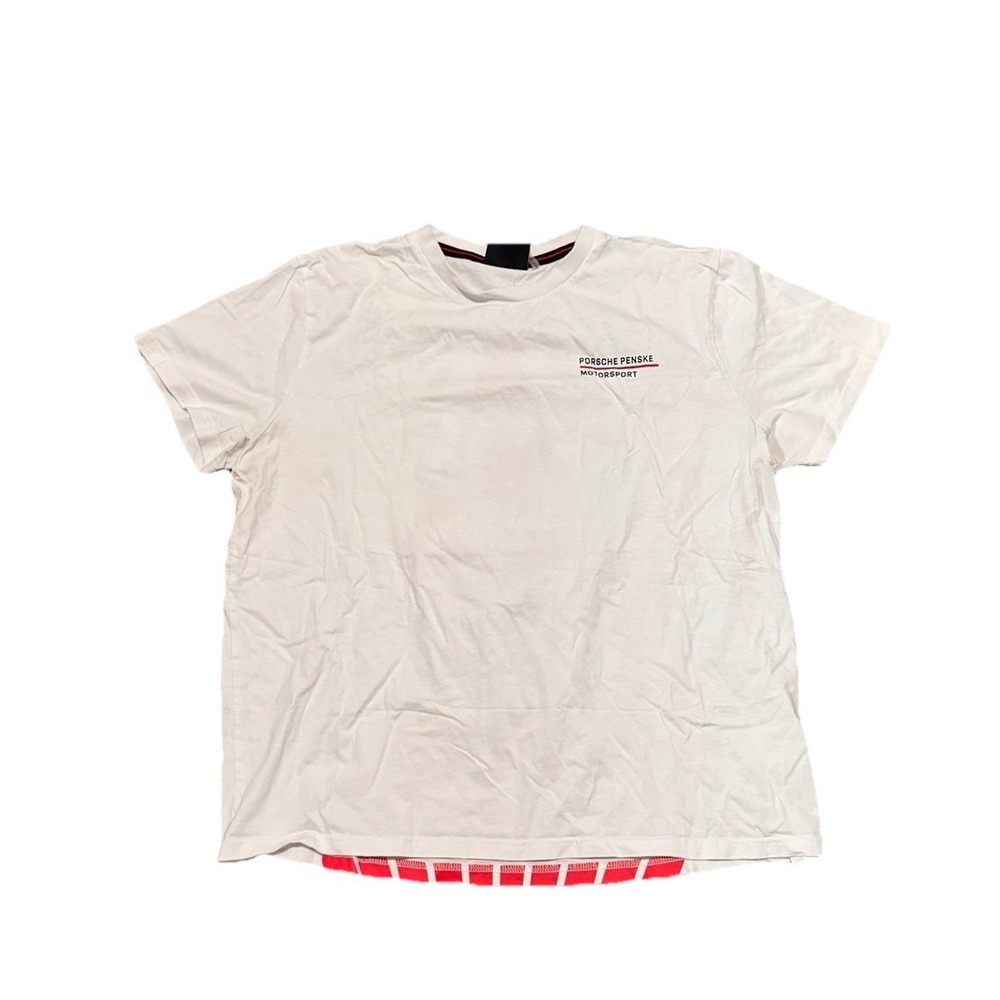 Porsche Motorsport Penske Team Car T Shirt White large